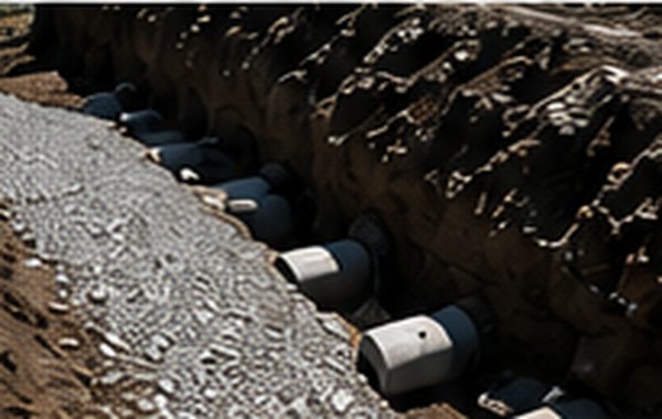 Completed drainage infrastructure