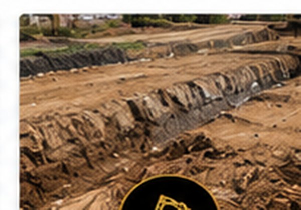 Civil earthworks site